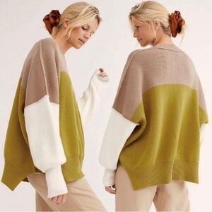 Free People Oversized Easy Street Sweater
